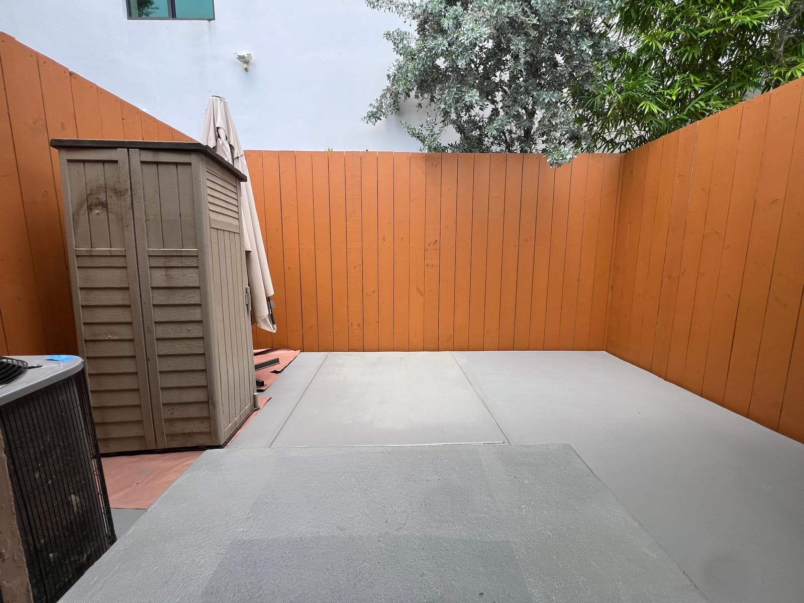 Espacio exterior de patio terminado